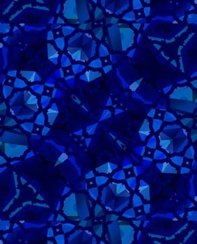 Ethnic pattern. Abstract kaleidoscope fabric design texture