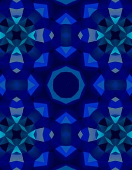 Ethnic pattern. Abstract kaleidoscope fabric design texture