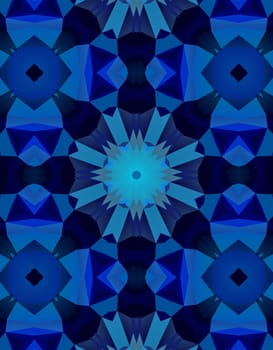 Ethnic pattern. Abstract kaleidoscope fabric design texture