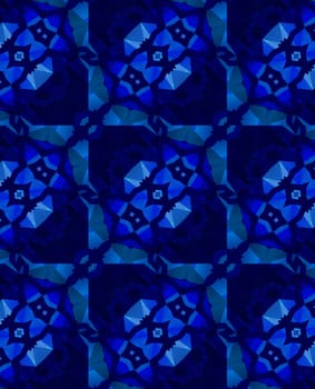 Ethnic pattern. Abstract kaleidoscope fabric design texture