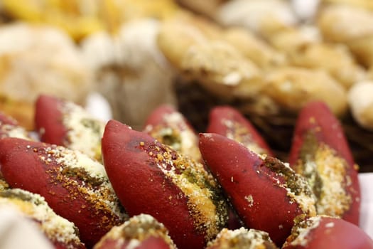 Fresh bread just prepared from a master bakery