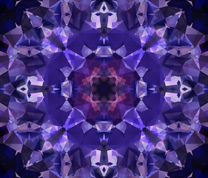 Ethnic pattern. Abstract kaleidoscope fabric design texture