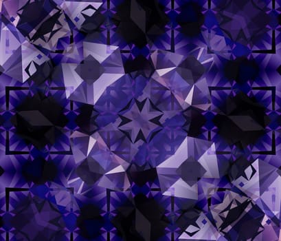 Ethnic pattern. Abstract kaleidoscope fabric design texture