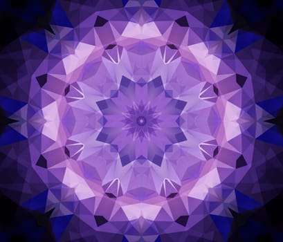 Ethnic pattern. Abstract kaleidoscope fabric design texture