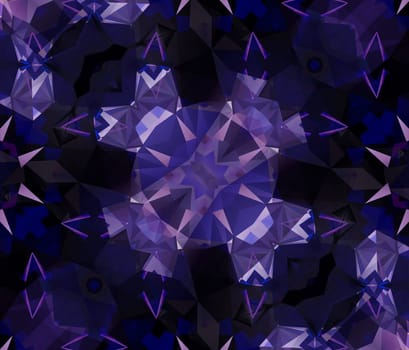 Ethnic pattern. Abstract kaleidoscope fabric design texture