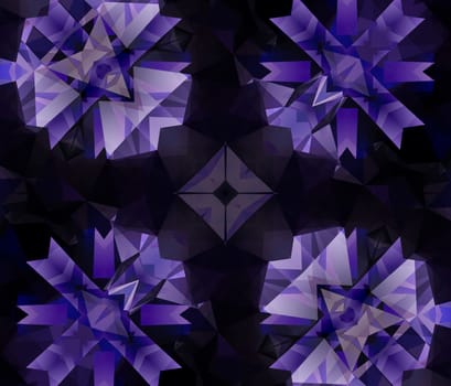 Ethnic pattern. Abstract kaleidoscope fabric design texture