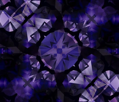 Ethnic pattern. Abstract kaleidoscope fabric design texture