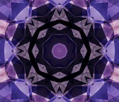 Ethnic pattern. Abstract kaleidoscope fabric design texture