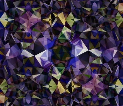 Ethnic pattern. Abstract kaleidoscope fabric design texture