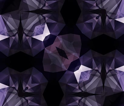 Ethnic pattern. Abstract kaleidoscope fabric design texture