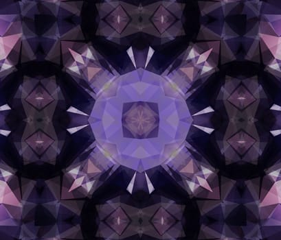 Ethnic pattern. Abstract kaleidoscope fabric design texture