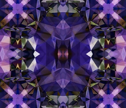 Ethnic pattern. Abstract kaleidoscope fabric design texture