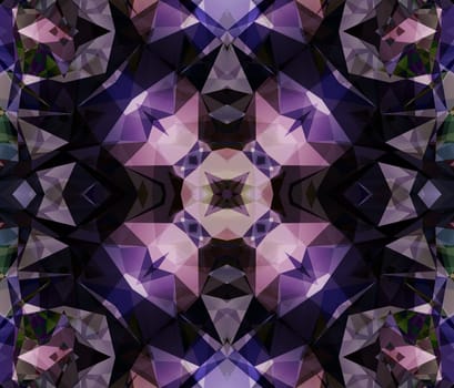 Ethnic pattern. Abstract kaleidoscope fabric design texture