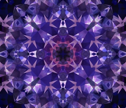 Ethnic pattern. Abstract kaleidoscope fabric design texture