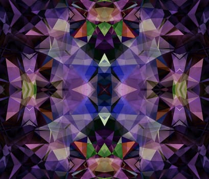 Ethnic pattern. Abstract kaleidoscope fabric design texture