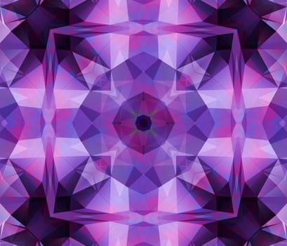 Ethnic pattern. Abstract kaleidoscope fabric design texture