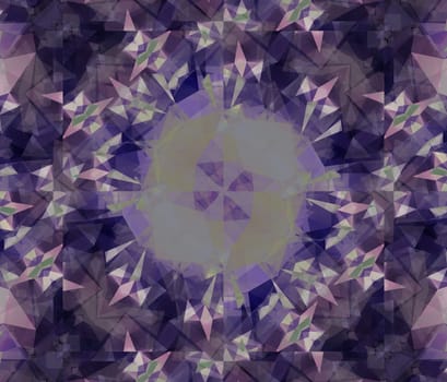 Ethnic pattern. Abstract kaleidoscope fabric design texture