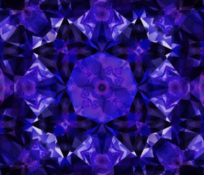Ethnic pattern. Abstract kaleidoscope fabric design texture