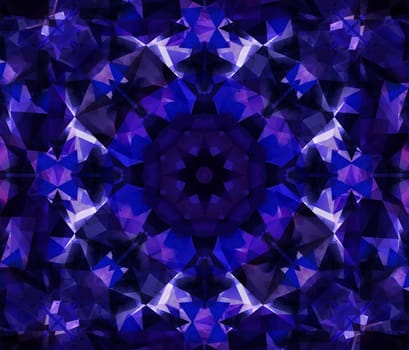 Ethnic pattern. Abstract kaleidoscope fabric design texture