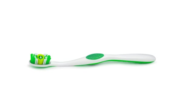Toothpaste toothbrush isolated on white background. With clipping path