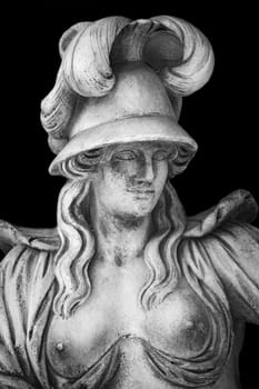 Sculptural portrait of an ancient hero