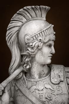 Sculptural portrait of an ancient hero