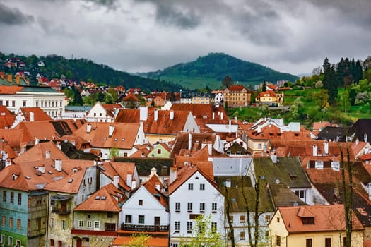 View of the Cesky Krumlov, Czech Republic