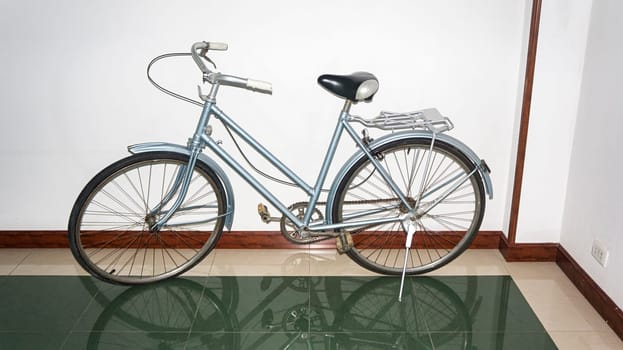 bicycle rustic indoors classic transportation vehicle