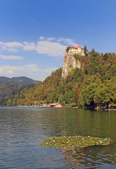 Lake Bled and Bled Castle in Slovenia