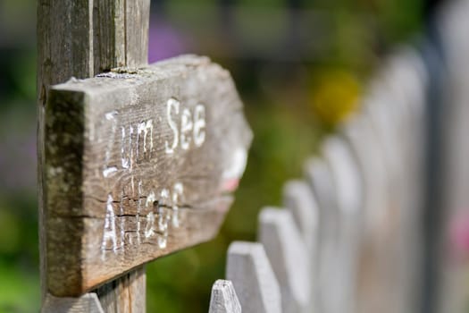 A wooden fence in south tyrol