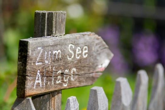 A wooden fence in south tyrol