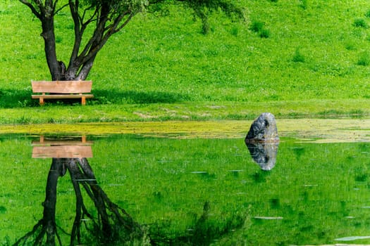 Landscape in Oberbozen in italy