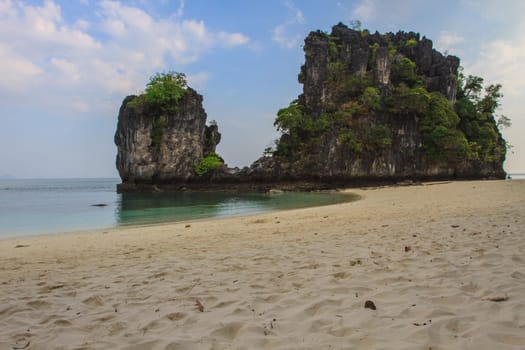 View of koh hong island krabi,Thailand, Tropical beach scenery
