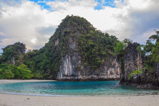 View of koh hong island krabi,Thailand, Tropical beach scenery