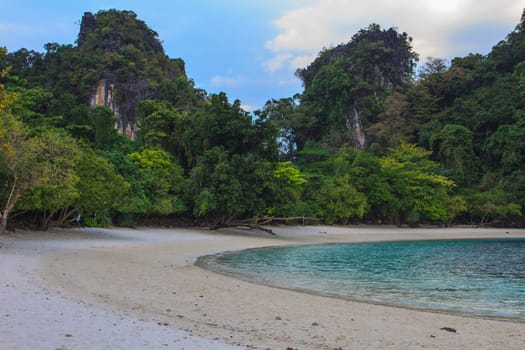 View of koh hong island krabi,Thailand, Tropical beach scenery