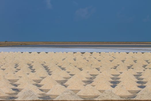 Salt in the Saline in rural Thailand