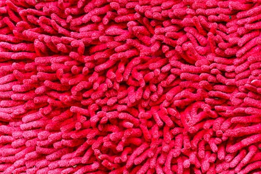 Red Fabric doormat, cleaning doormat or carpet texture