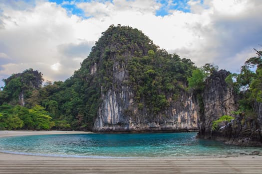 View of koh hong island krabi,Thailand, Tropical beach scenery