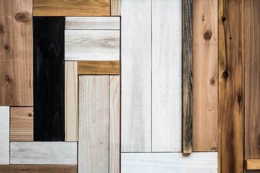 Vintage and grunge japanese style wood panel texture and background