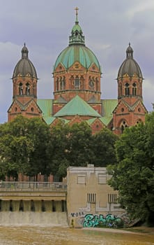 Evangelical Lukaskirche in Munich