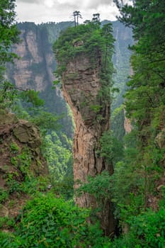 Heaven Pillar Hallelujah Mountain in Tianzi mountain range, Avatar mountains nature park, Zhangjiajie, China
