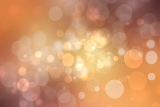 A festive abstract golden yellow pink gradient background texture with glitter defocused sparkle bokeh circles. Card concept for Happy New Year, party invitation, valentine or other holidays.