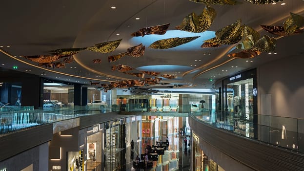 indoors icon siam mall luxury retail stores golden