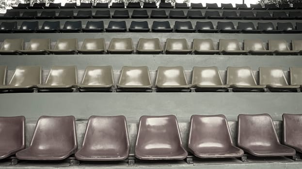 seats stand line plastic row chair seating vintage