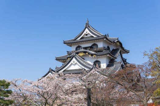 Hikone Castle was completed in 1622. It is an original castle, survived the post feudal era without undergoing destruction and reconstruction. Besides the castle's main keep, most of the inner moats, walls, guard houses and gates also remain intact.