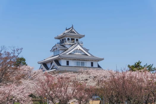 Nagahama Castle is located in Nagahama, Shiga Prefecture, Japan. It was built in 1575-1576. It was reconstructed out of concrete in 1983. It contains a museum about the city of Nagahama.