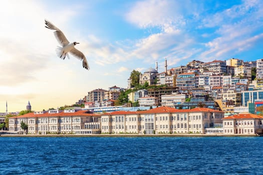 Cihangir Mosque on the coast of Istanbul, Turkey.