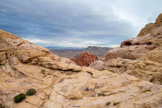 The Red Rock Canyon National Conservation Area near Las Vegas, Nevada