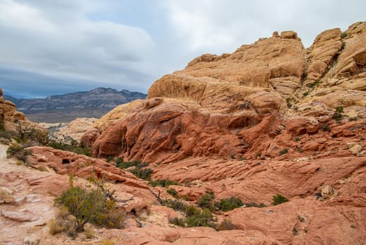 The Red Rock Canyon National Conservation Area near Las Vegas, Nevada