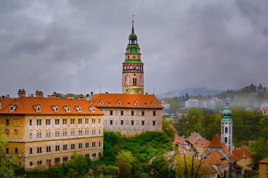 View of the Сesky Krumlov Castle, Czech Republic